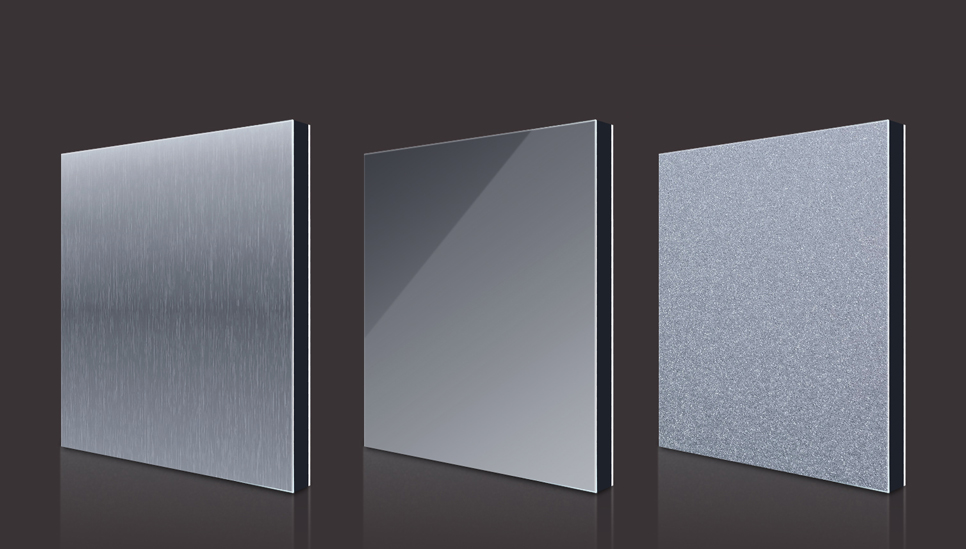 Grubość aluminium 0,24 mm Druk UV Alucobond